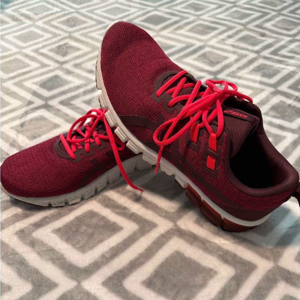 Red Athletic Shoes by ASICS